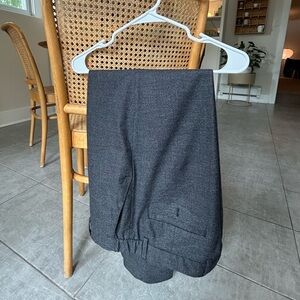 Selected Homme gray houndstooth pants, 34x34 relaxed tapered fit